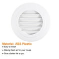 thumbnail image 3 of Unique Bargains 4 Inch Removable Screen Grille Cover Slanted Louver Round Air Vent, 3 of 5