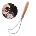 thumbnail image 1 of Coofit Trancheuse à Noix de Coco en Acier Inoxydable Grattoir pour Viande de Noix de Coco Râpe à Viande de Noix de Coco, 1 of 10
