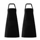 thumbnail image 1 of Delantal ajustable de 2 piezas con 2 bolsillos, delantal de cocina, delantal de cocina para cocina, restaurante, cafetería, 1 of 7