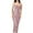 Pink womens dresses, variant on Summer Saving Wycnly Womens Dresses Cocktail Party Prom Sexy Slim Slit Spaghetti Strap Dresses Sleeveless Crewneck Solid Long Summer Dress Beige S Up to 65% off