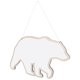 thumbnail image 2 of Espejo acrílico con forma de oso para decoración de pared, pegatinas de animales de la selva, arte de pared de estilo nórdico para dormitorio infantil, guardería, habitación infantil, 2 of 8