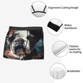 thumbnail image 3 of Pofeuu Pirate Bulldog On Deck Print Men’s Boxer Briefs, Moisture-Wicking Underwear, Regular,Trunk-XX-Large, 3 of 5