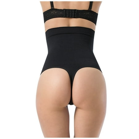 

BIZIZA Women s Hipster Plus Size Panties Butt Lifter Shorts Boyshort High Waisted Stretch Black XL