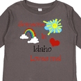 thumbnail image 4 of Inktastic Someone in Idaho Loves Me Boys or Girls Long Sleeve Toddler T-Shirt, 4 of 5