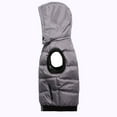 thumbnail image 3 of QHRMKOG Men's Vest Fashion Basic Color Zipper Sleeveless Hooded Vests with Pockets Outdoor Thermal Jackets Relaxed Fit Clothes Gray XL, 3 of 3