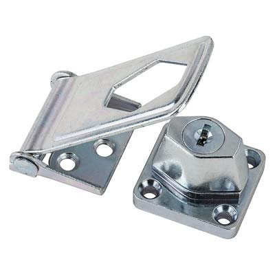 National Hardware N102-806 Key Locking Hasp, Zinc, 3-1/2 In. - Quantity 5