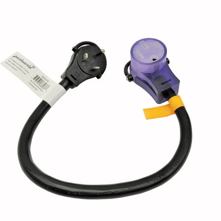 Parkworld 885378A EV Adapter Cord NEMA TT-30P to 14-50R (ONLY for EV or Tesla use NOT for RV) (2FT)