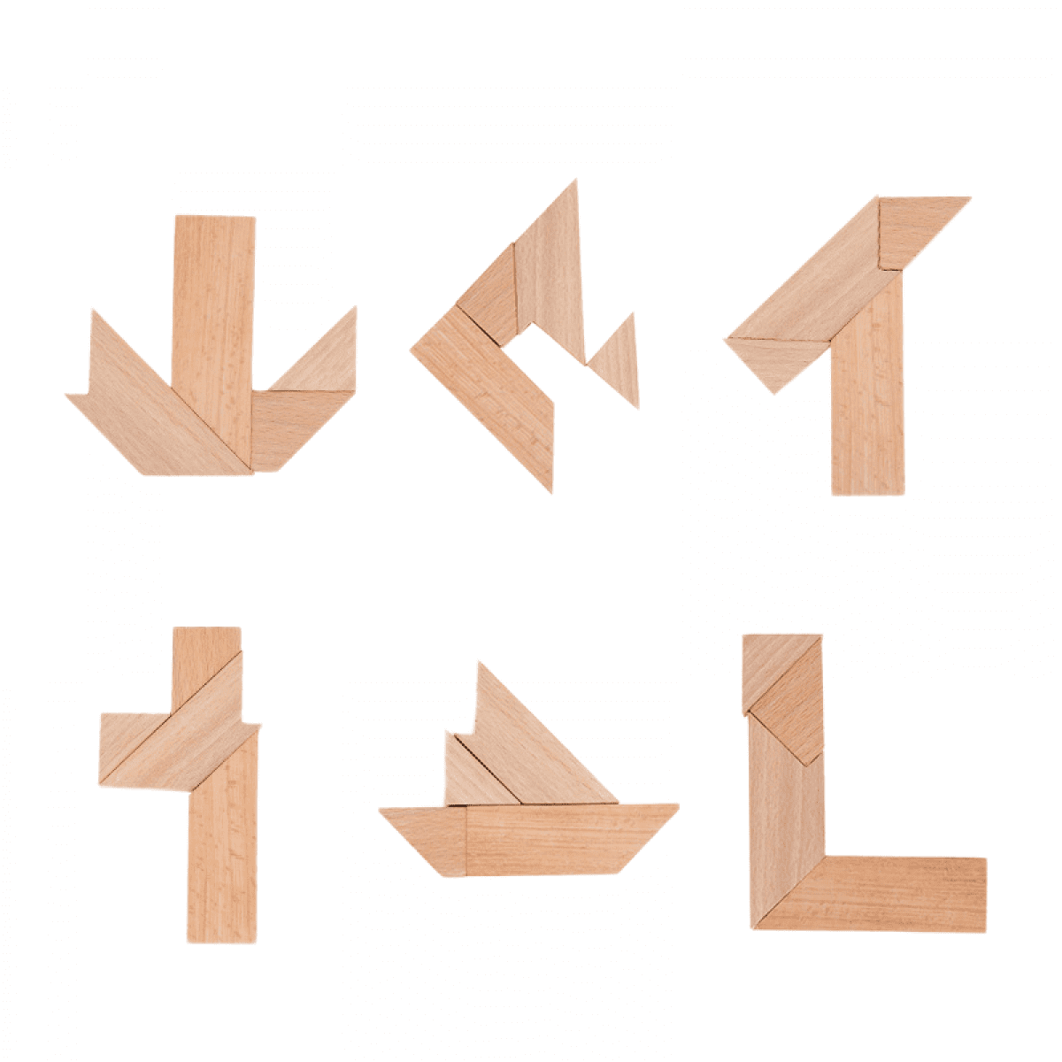 Tangram Puzzle for Adults -Teens - Deluxe Japanese Crayon Puzzle Box