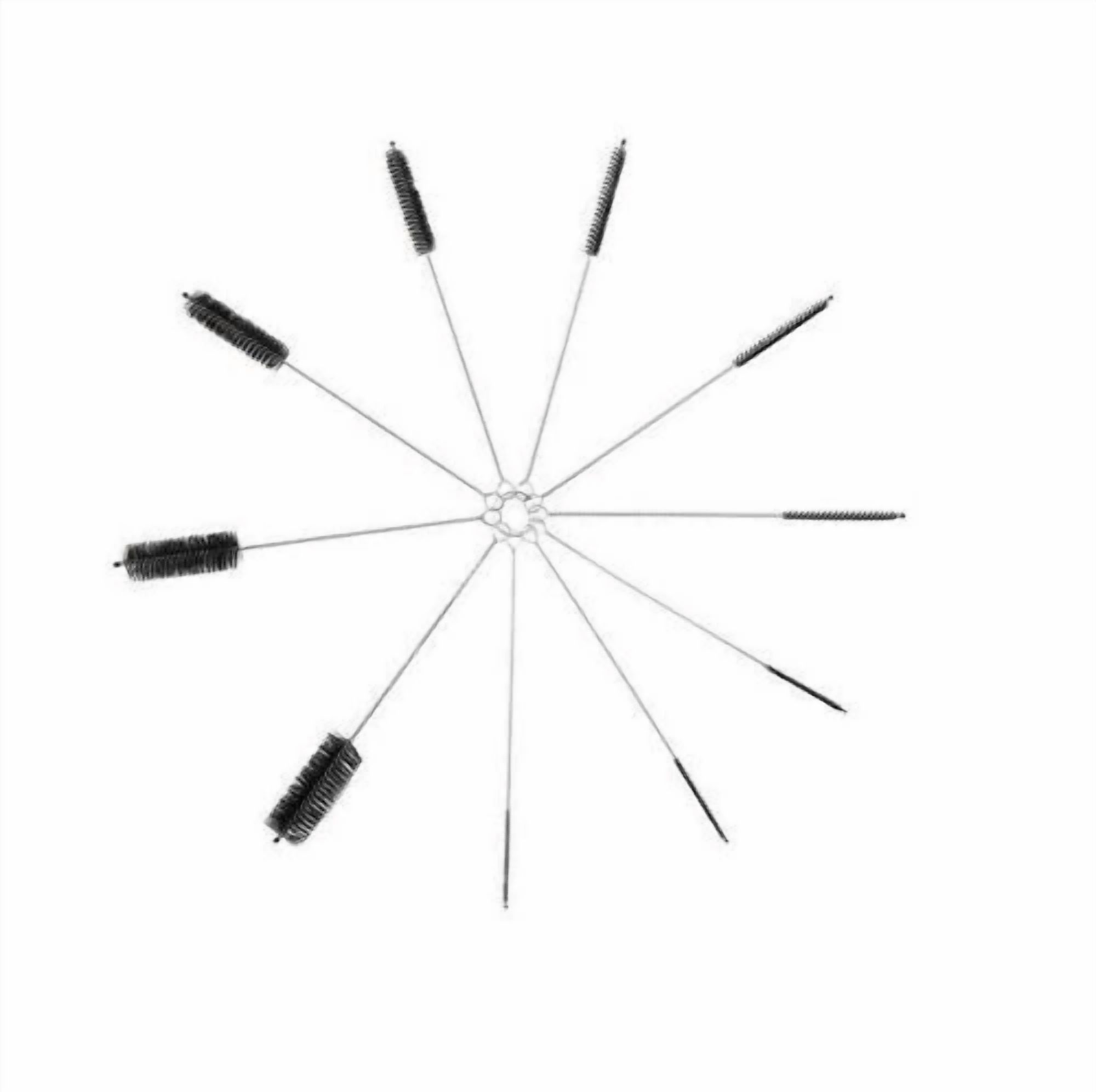 Us Nylon Straw Brush Cleaner Bottle Tube Pipe Small Long Cleaning 10Pcs Set