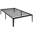 thumbnail image 2 of Twin Bed Frame 14 Inch Metal Platform Bed Frame Heavy Duty Noise Free, No Box Spring Needed, Black, 2 of 7