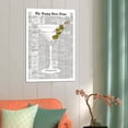 thumbnail image 4 of Trendy Green Martini Vintage Cocktail Newspaper Canvas Wall Art Prints Poster Gifts Photo Picture Painting Posters Room Decor Home Decorative 12x18inch(30x45cm), 4 of 6