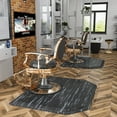 thumbnail image 5 of OmySalon 4'x5' Salon Mat for Hair Stylist Anti Fatigue Barber Floor Mats with Round Base, Comfort Salon Chair Mat for Hairdresser Standing, 5 of 17
