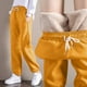 thumbnail image 3 of Pantalones deportivos Harun de mujer con forro de cordero para otoño-invierno, gruesos, holgados, cálidos e informales, 3 of 5
