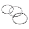 thumbnail image 2 of Live Life Set of 12 Heavy Steel "O" Design Shower Curtain Hooks - Chrome, 2 of 2