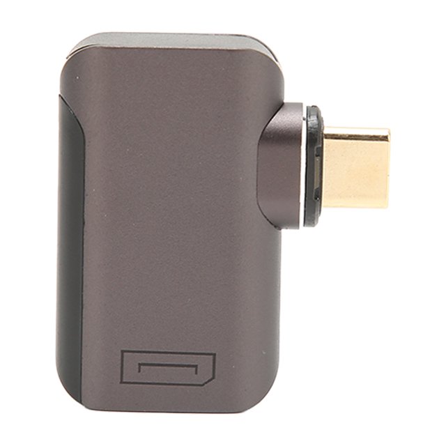 Convertidor De Video Tipo C, Tecnología De Imagen Estéreo 3D De 24 Pines Carcasa De Aleación De Aluminio Rotación De 180 Grados DP A Tipo C Adaptador Magnético Para Teléfono