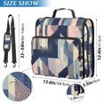 thumbnail image 2 of FORMRS Zipper Binder with Shoulder Strap 2-inch Ring 500 Sheet Capacity File Bag, Pink Stripes, 2 of 5