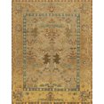 thumbnail image 1 of Ahgly Company Machine Washable Indoor Rectangle Abstract Gold Area Rugs, 6' x 9', 1 of 7