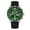 Black Green, variant on Men's Analog Digital Watch, Large Face Dual Time Sport Watch Alarm, 3 time zones, stopwatch, day/date, EL backlight and 5ATM water resistance for work, travel and outdoor wear.
