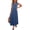 Blue, variant on Womens Casual Dress Summer Sleeveless V Neck Sundress Aline Flowy Beach Maxi Dresses Travel 2026 Vacation Outfits
