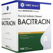 UEC Medical Antibiotic Ointment 0.9 g NBE Bacitraycin 144 ct.