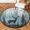 Multicolour 1, variant on CURLYOOT Farmhouse Deer 5.2ft Round Rug for Living Room, Large Washable Area Rug, Non Slip Floor Mat Indoor Rugs for Bedroom, Dining Room, Offices, Entryway