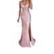 thumbnail image 1 of Minnieouse Vestido de noche Traje de fiesta Ropa festiva Off Sirena Brillo Sin mangas Ropa de dama Lavable Hermoso Atractivo Prendas y trajes de cuerpo completo Rosa L, 1 of 6