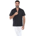 thumbnail image 3 of Mojito Collection Guayabera Shirt Classic Poly Cotton Blend Short Sleeve, 3 of 11