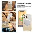 thumbnail image 2 of DUEDUE iPhone 12 Pro Max Case 6.7", Compatible with MagSafe, Magnetic Glitter Bling Slim Shockproof Case For iPhone 12 Pro Max, Gold, 2 of 6