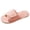 Pink, variant on HEWUQI Orthopedic Arch Support Slippers for Women Fuzzy Adjustable Strap Corduroy Memory Foam Slippers Ladies Furry Open Toe Gift Slides Gray Size 6