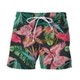 thumbnail image 1 of Ramiter Maillots de Bain pour Hommes, Séchage Rapide, avec Doublure de Compression, Rose, 3TG, 1 of 3