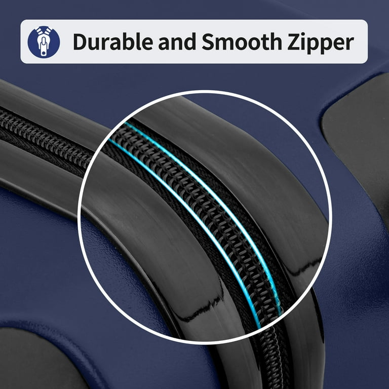 Zimtown 5-Piece Luggage Set with 8 Packing Cubes, Hard Shell