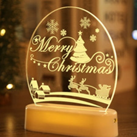 

Christmas Night Lights Cute Christmas Decorations for Flat Dormitory Decoration