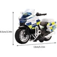 thumbnail image 2 of Motorcycle Toys For Boys Friction Powered Play Toy Motorbike Push And Go Motorcycle With Sound, White, 2 of 5