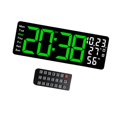 thumbnail image 4 of Reloj de pared digital Macarena LED, multiusos, con luz ambiental, 42 cm x 3,5 cm x 15,5 cm, 4 of 8