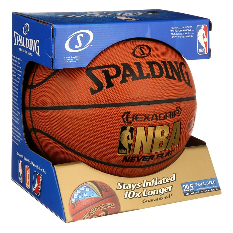 Spalding NeverFlat® Hexagrip Composite Basketball 29.5