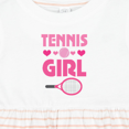 thumbnail image 4 of Inktastic Tennis Girl Cute Racket and Ball Girls Baby Dress, 4 of 5