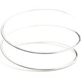 thumbnail image 5 of Minimalista oro metal bobina superior brazo brazalete abierto pulsera brazo correa pulsera de mujer plata, 5 of 5