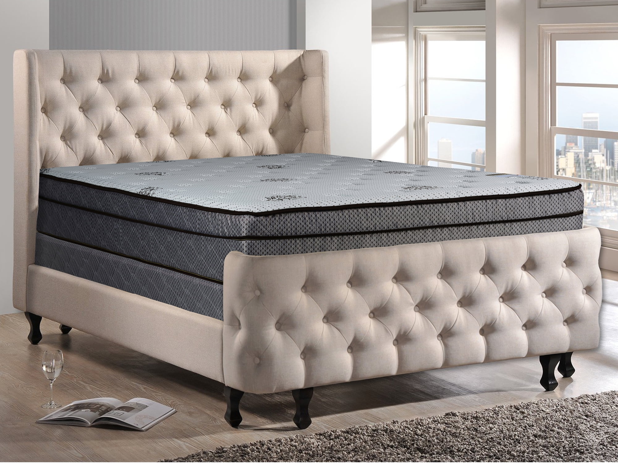 customized eurotop foam mattress