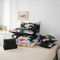 thumbnail image 4 of Erosebridal Monogrammed E Bed in a Bag, Initial Letter Bed Set, Romantic Rose Reversible Comforter Sets, Microfiber Room Decor, 7-Piece, 4 of 6