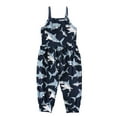 thumbnail image 1 of Robe à Bretelles Imprimé Fleurs Requin Été Mignon pour Filles Bébé, 1 of 9