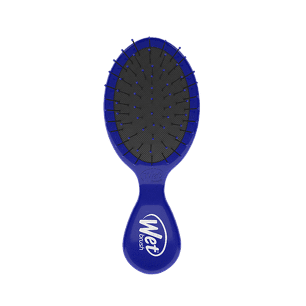 Wet Brush Mini Detangle IntelliFlex Bristles Hair Brush Blue Walmart