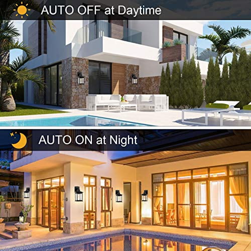 Partphoner All Outdoor Lighting Fixtures Com Outdoor Lighting Fixtures, Partphoner Dusk To Dawn Outdoor Light Fixtures Wall Mount 2 Pack