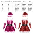 thumbnail image 5 of Disfraz de Navidad para niños, sin mangas, con lentejuelas, vestido de tutú de ballet, patinaje artístico, gimnasia, mallas, jazz, ropa de baile latino, 5 of 5