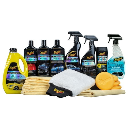 Meguiar's Ultimate Results Car Care Bundle (Best Cleaning Products For Black Cars)
