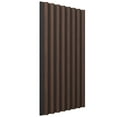 thumbnail image 2 of Ekena Millwork AcoustixPro Noise Cancelling Half Round Small Slat Wall Panel 11 3/4"W x 94 1/2"H, Ebony Premium (2 Pack), 2 of 7