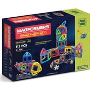 Magformers Deluxe Challenger Multicolor Magnetic Tiles 112 Pieces