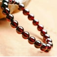 thumbnail image 6 of K-KED 8MM Natural Red Garnet Crystal Round Gemstone Beads Stretch Bracelet 7.5'' AAA, 6 of 8