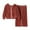 Brown, variant on Efsteb Girls Velour Tracksuit 2 Piece Outfit Fall Long Sleeve Zipper Hoodie Sweatpant Set Sportswear Clothes (Brown,1 Years)