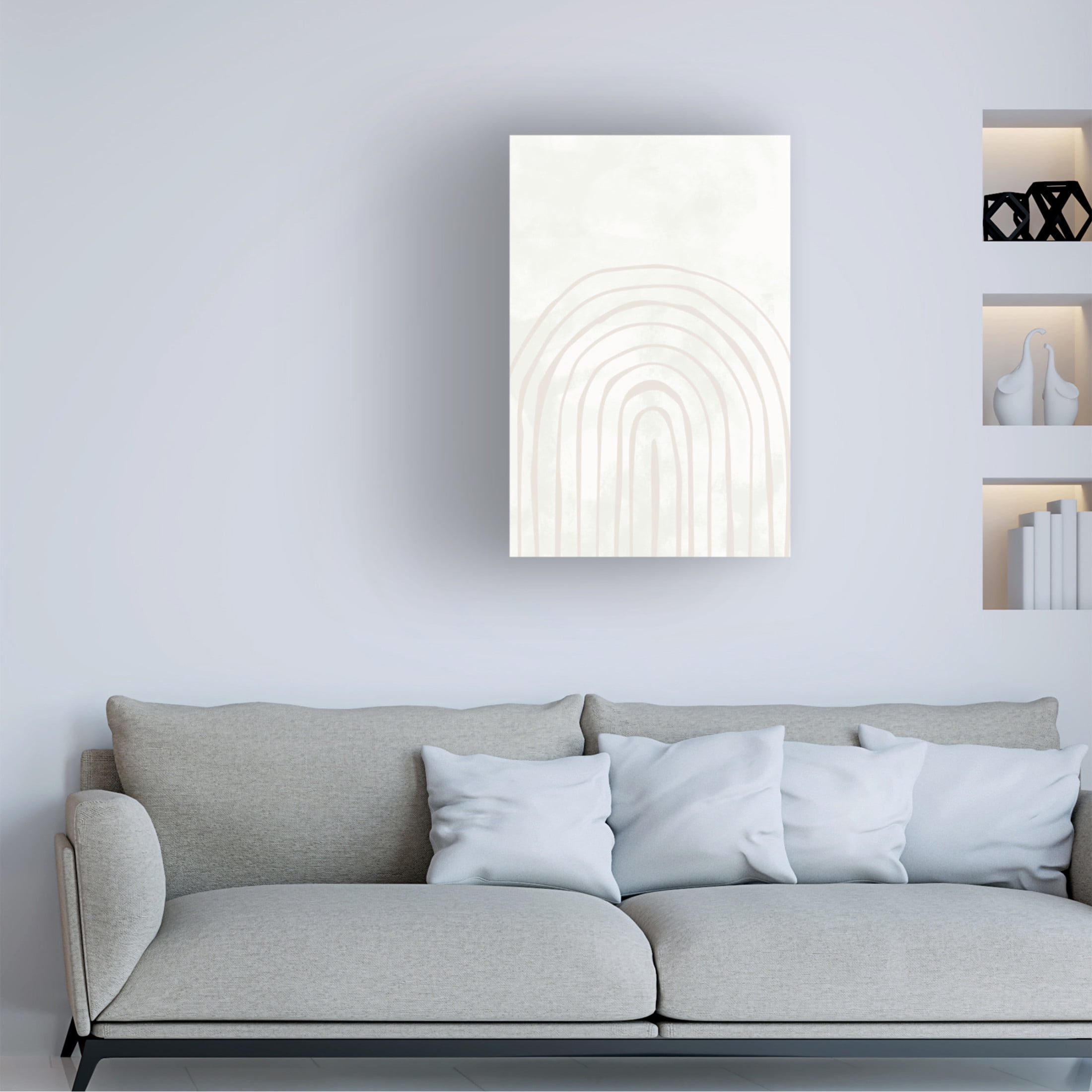Pictufy Studio II 'Arch One Way Close 4' Canvas Art - 16 x 24 Inches