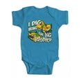 thumbnail image 1 of Body "I Dig Being the Big Brother" pour Tout-Petit - Turquoise - 24 Mois, 1 of 1